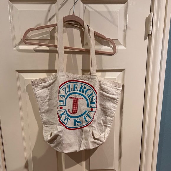 Handbags - Vintage Jazzercise tote bag.